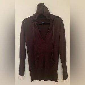 Brown Hooded Sweater